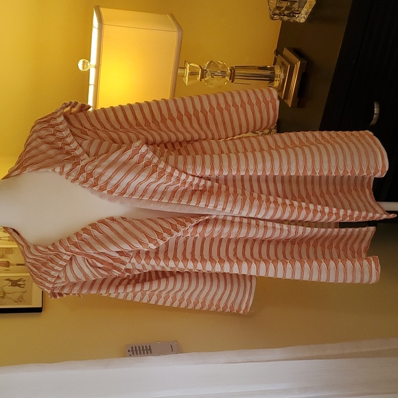 KAKTUS SWING JACKET, size medium, peach/white, excellent condition - Picture 12 of 12